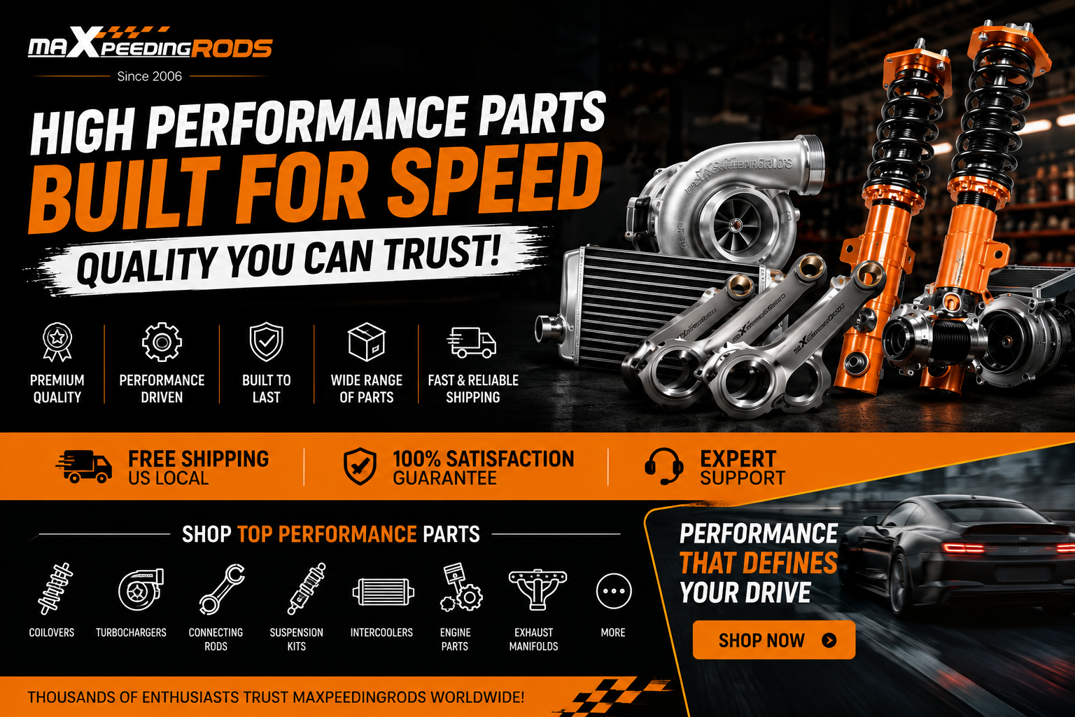 Maxpeedingrods Performance Auto Parts – Quality You Can Trust